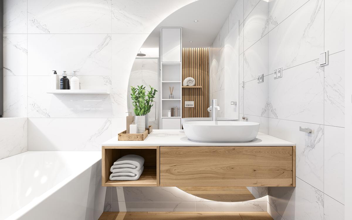 Koupelna (vizualizace Moskor Design)